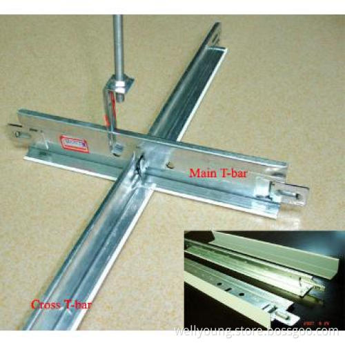 T- Bar suspended Ceiling Grid